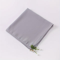 Tulip Tassel Decor Square Scarf for Women
