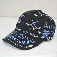 Letter Graffiti Baseball Cap for Men, Women, and Children