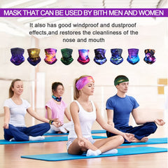 9pcs Sun Protection Balaclava UV Cooling Mask Outdoor Summer