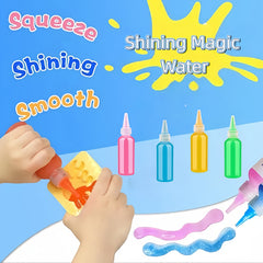 Magic Water Elf Set DIY Toy Educational Game with 12 Bottles & Molds