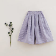 MARC&JANIE Girls Linen Stripe Wide Leg Pants