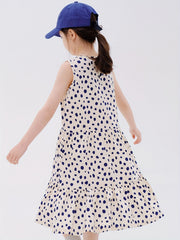 Polka Dot Princess Dress for Girls, Summer Party Dress