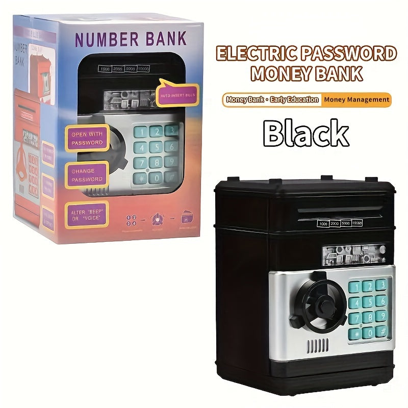 Kids ATM Piggy Bank Money Saving Toy w/ Password Lock