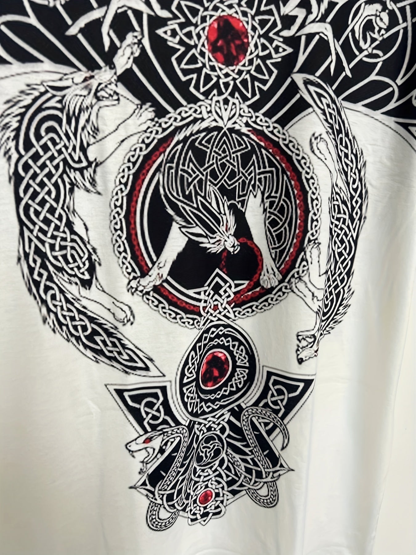 Men's Graphic Print T shirt Crew Neck Tee for Summer