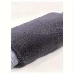 Winter Knee Pads Rabbit Fur Sports Leg Warmers