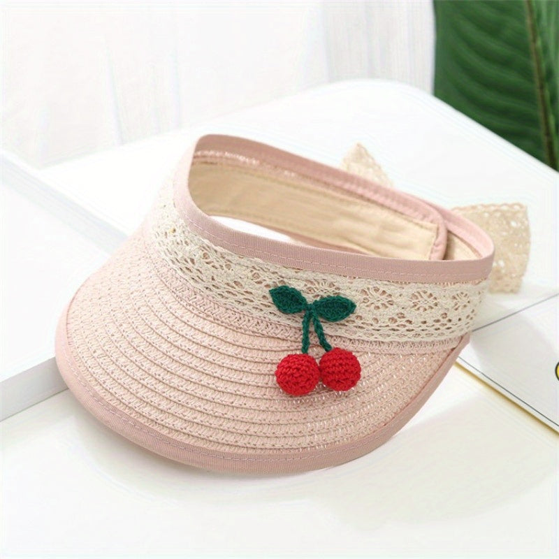 Kids Straw Sun Hat Summer Protection Cap