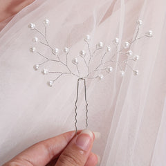 Faux Pearl Silvery Hairpin Bridal Wedding Bobby Pin Party Favor Decorations