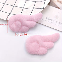 Sweet Angel Wing Plush Hair Clip Hairpin Accessories