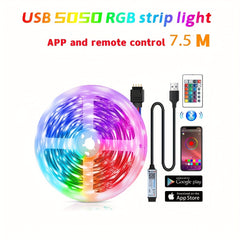 RGB5050 Intelligent LED Strip Lights with Remote Control