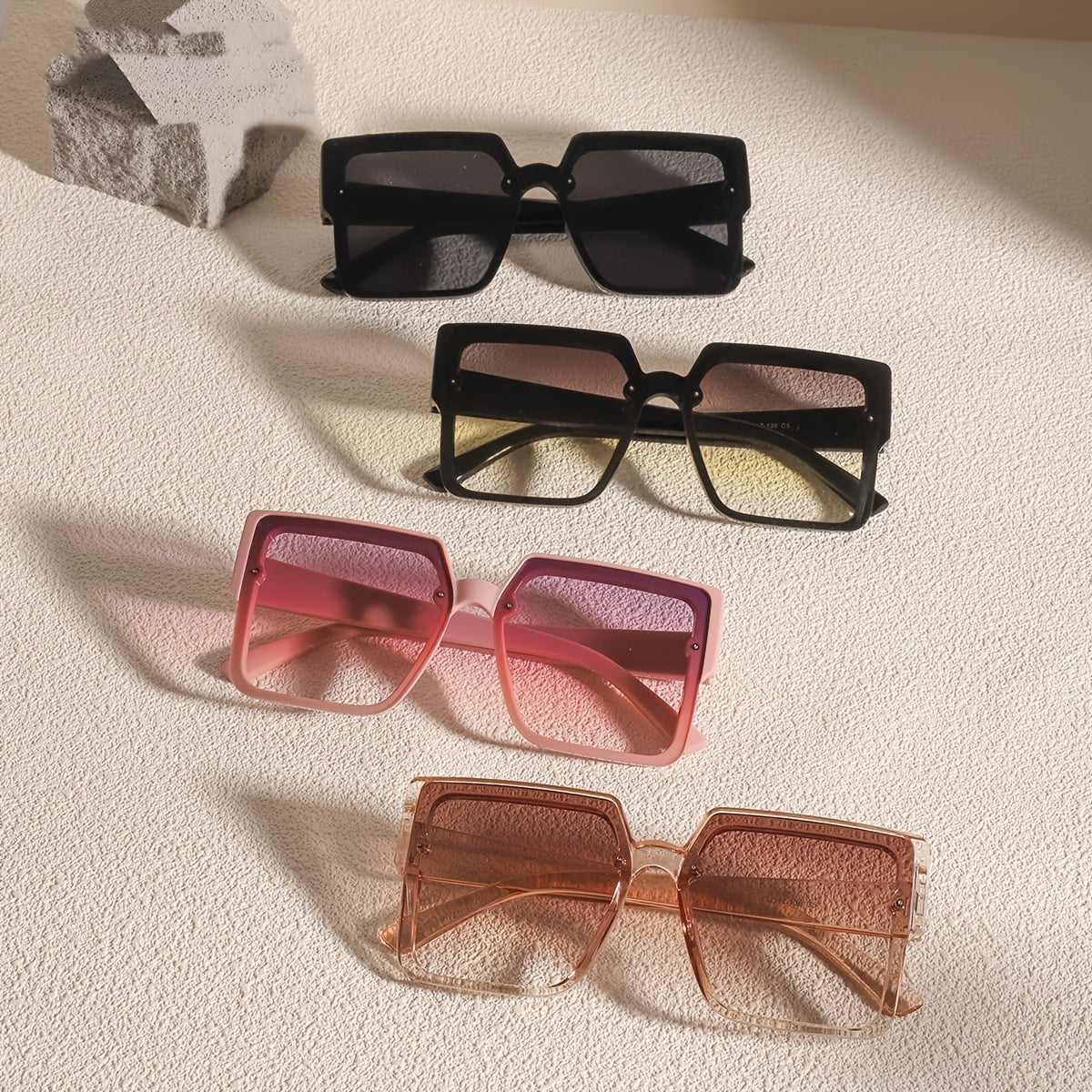 Women Unisex Catwalk Polarized Sunglasses Vintage Hexagonal Lens