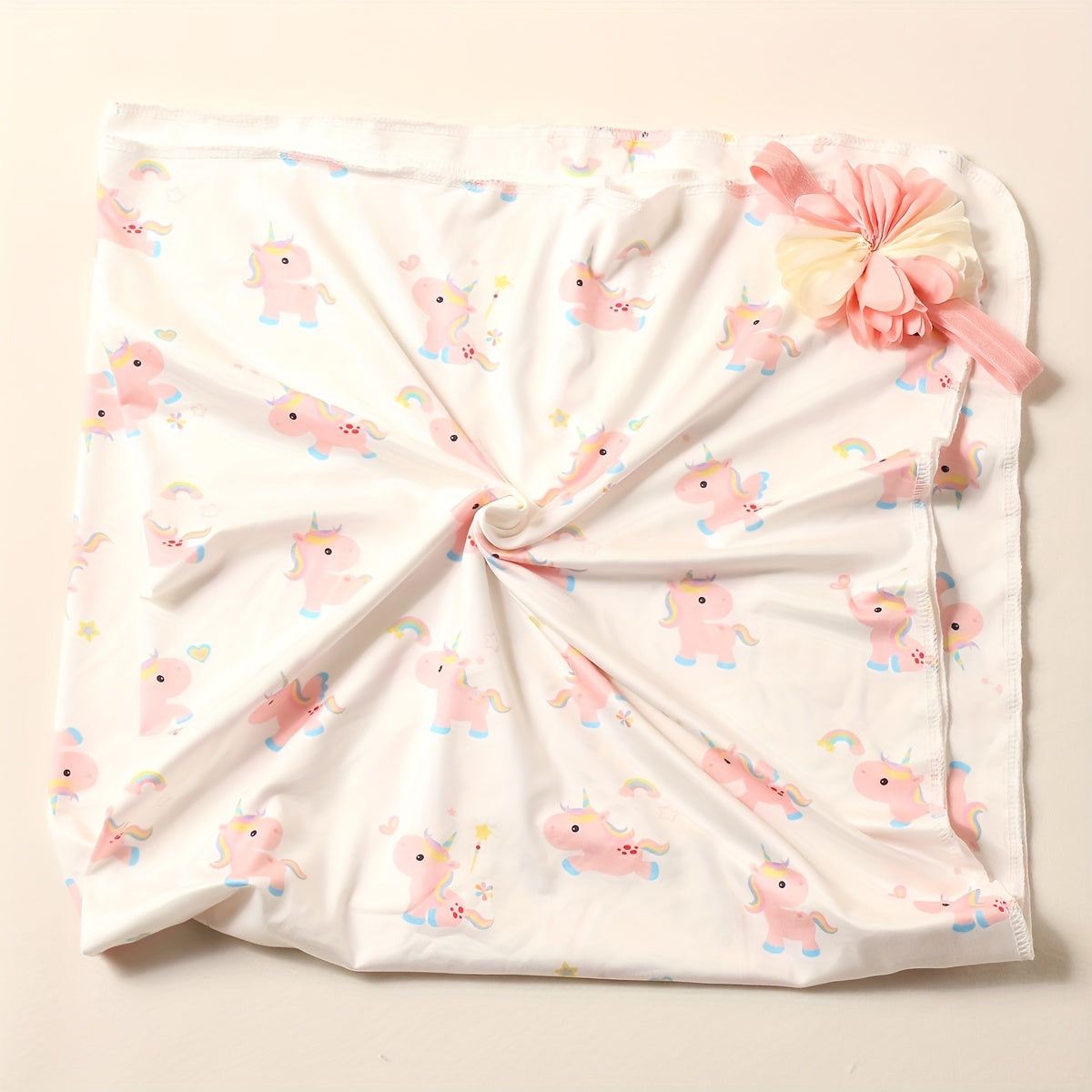 2 Piece Newborn Swaddle Set for Baby Photography Props