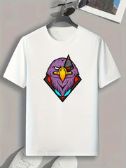 Eagle Head Print Men's Graphic T shirt Casual Comfy Tees For Summer