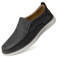 Men's Comfortable Loafer Shoes Rubber Sole Slip On