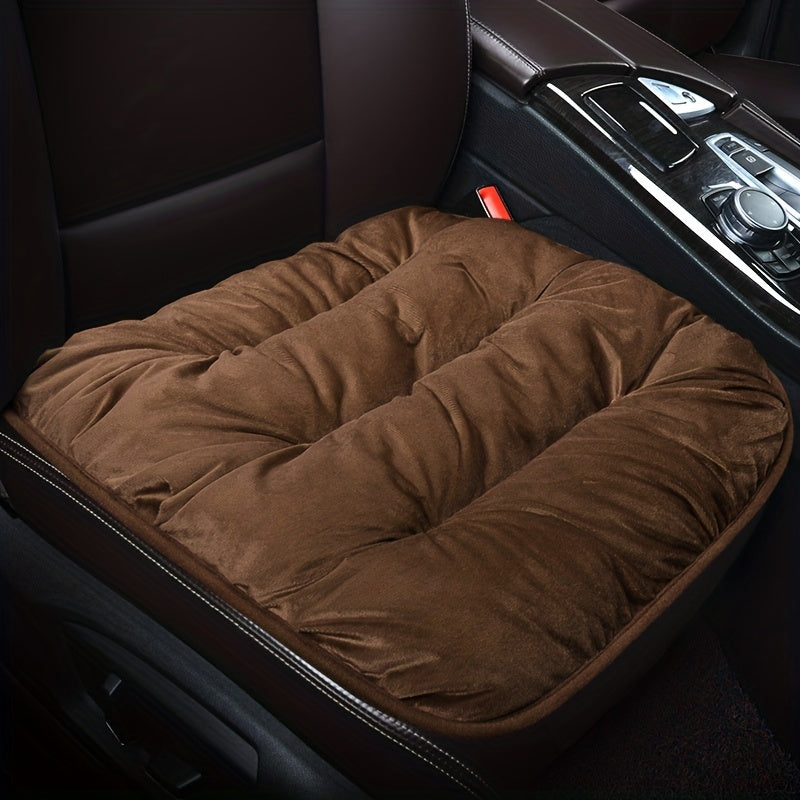 Winter Plush Short Plush Cushion For Car Seat Anti Slip Thermal Insulation