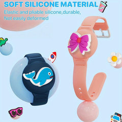 Soft Silicone Airtag Case Strap Style Protective Case