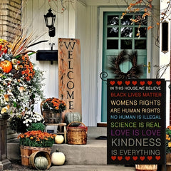 12x18 Inch Double Sided Lives Matter Garden Flag Outdoor Decor