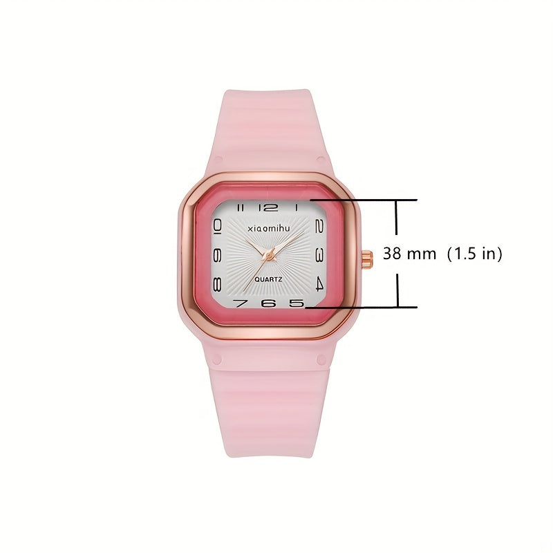 Square Quartz Watch For Women Academy Style