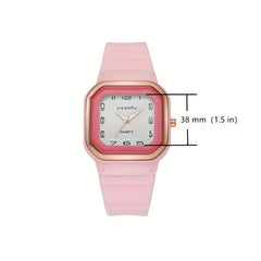 Square Quartz Watch For Women Academy Style