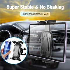 Car Vent Phone Mount Tablet Holder Stable Support Air Vent Clip