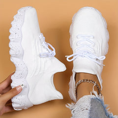 Women's Mesh Breathable Chunky Sneakers Lightweight Sport Shoes