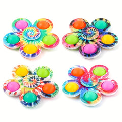 3-5pcs Pop Fidget Spinner Anti-Stress Sensory Toy Birthday Party Favors