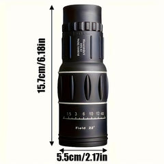 10x42 Portable Monocular Telescope with Adjustable Focus Lightweight