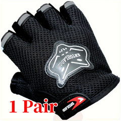 Kids' Cycling Safety Gloves with Loop Cuff & Safety Belt