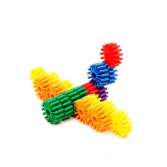 Colorful Gear Shaped Building Blocks Toy Set Ages 3 Creative Play & Home Fun