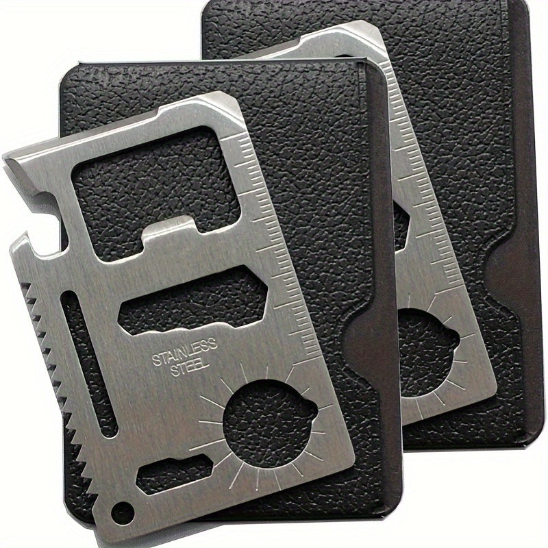 Multitool Outdoor Camping Pocket Tools 11 in 1 Lifesaving Card Survival Tool