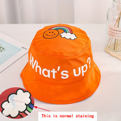 Kids What's Up Fisherman's Hat Quick Dry Sunscreen Bucket Cap