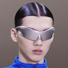 Men's Oversized Sports Sunglasses Y2K Style