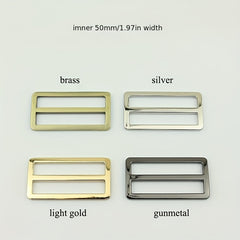Adjustable Bag Strap Webbing Slide Buckles Metal Hook Clasp DIY Accessories