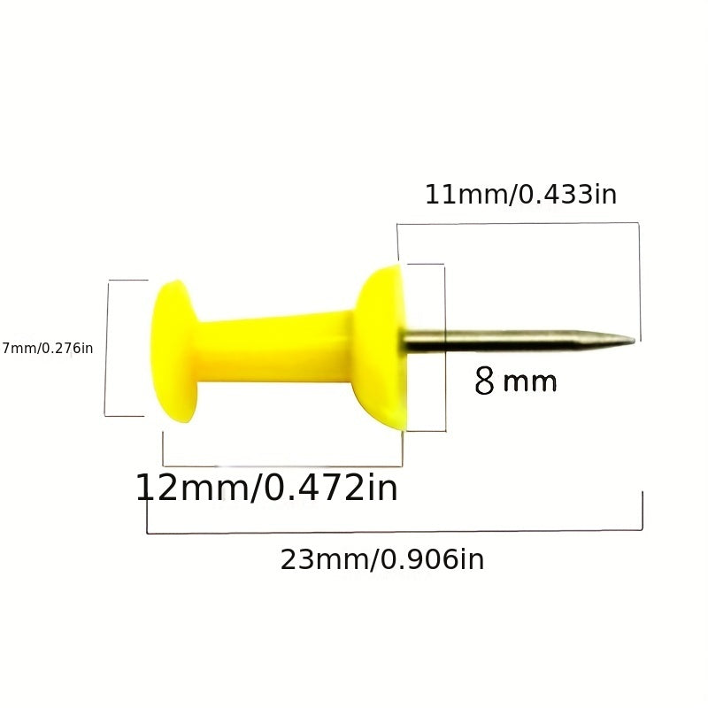 500pcs Random School Supplies Push Pins