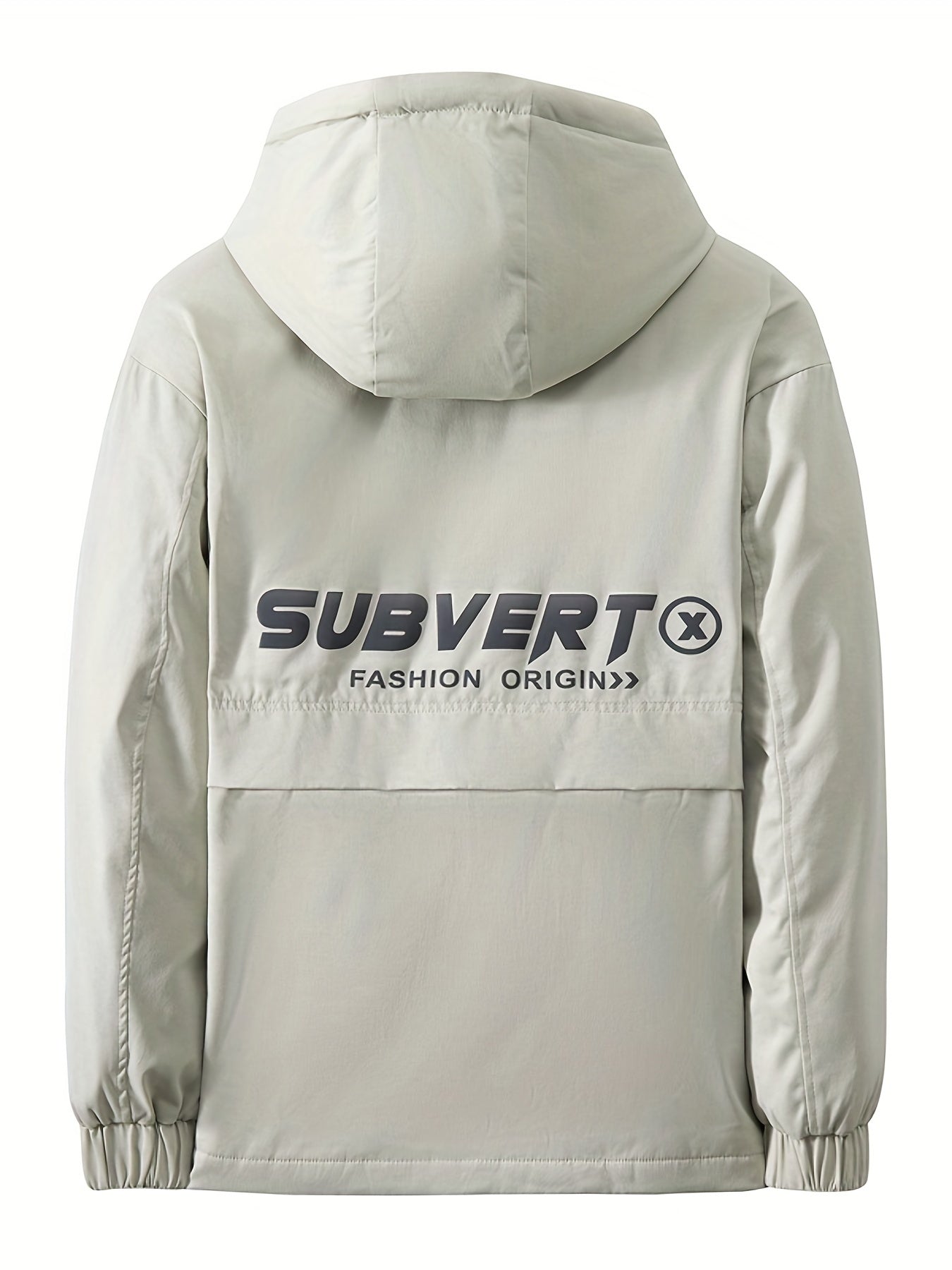 Men's Hooded Puffer Jacket Loose Fit Big Pocket Duck Down Coat for Winter