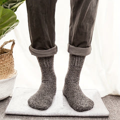 5 Pairs Winter Warm Socks Casual Knit Socks Outdoor Socks Thick Warm Socks