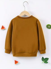 First Day of School Boys Sweatshirt Long Sleeve Crew Neck Tops