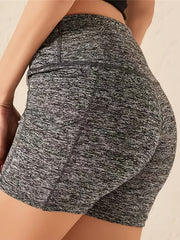 Women's Tummy Control Yoga Shorts with Side Pockets