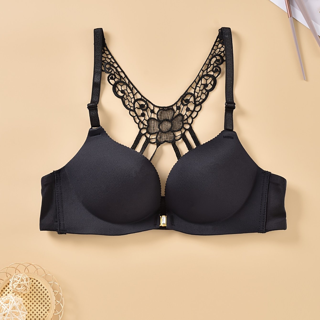 Lace T Shirt Bra Push Up Comfy Breathable Women Lingerie