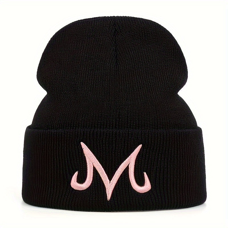 Winter Knitted Beanie Hat with Ear Protection for Outdoor Skiing