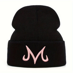 Winter Knitted Beanie Hat with Ear Protection for Outdoor Skiing