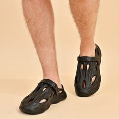 Men's Plain Clogs Anti Skid Slippers Quick Drying Foam Runners