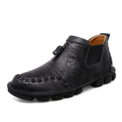 Men's Casual Moccasin Boots Comfortable Outdoor Ankle Chelsea Boots
