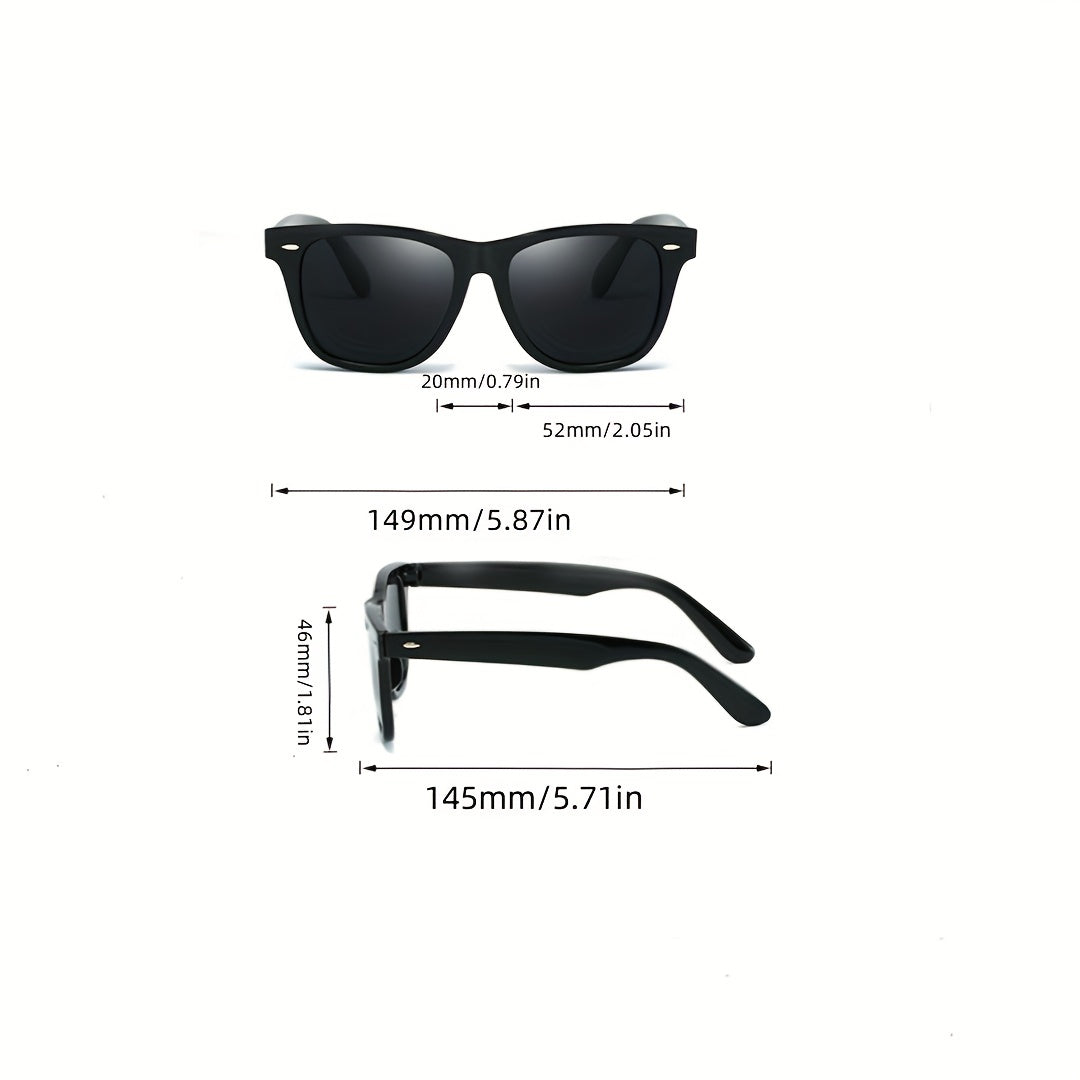 Polarized Sunglasses Retro Mirror Lens UV400 Protection