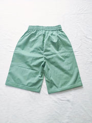 Drawstring Bermuda Shorts with Dual Pockets for Women
