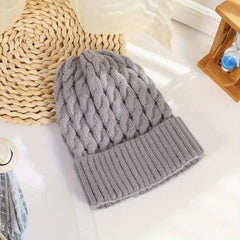 Fashionable Twist Woolen Beanie Hat Autumn Winter Ski Cold Hat