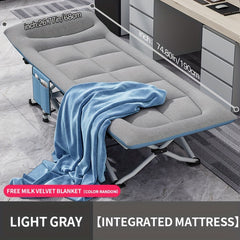 Outdoor Folding Bed Single Bed Lunch Break Bed Portable Beach Bed