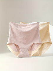 2pcs High Waist Panties Tummy Control Butt Lifting Women's Lingerie