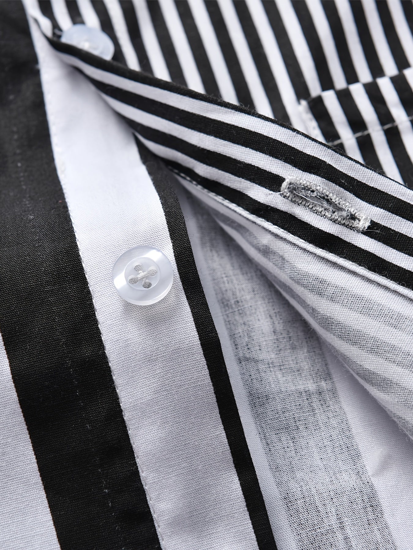 Toddler Boys Striped Graphic Button Pocket Casual Short Sleeve Spliced Shirt Top