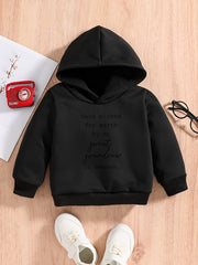 Baby Letter Print Hoodie Spring Autumn Sweatshirt