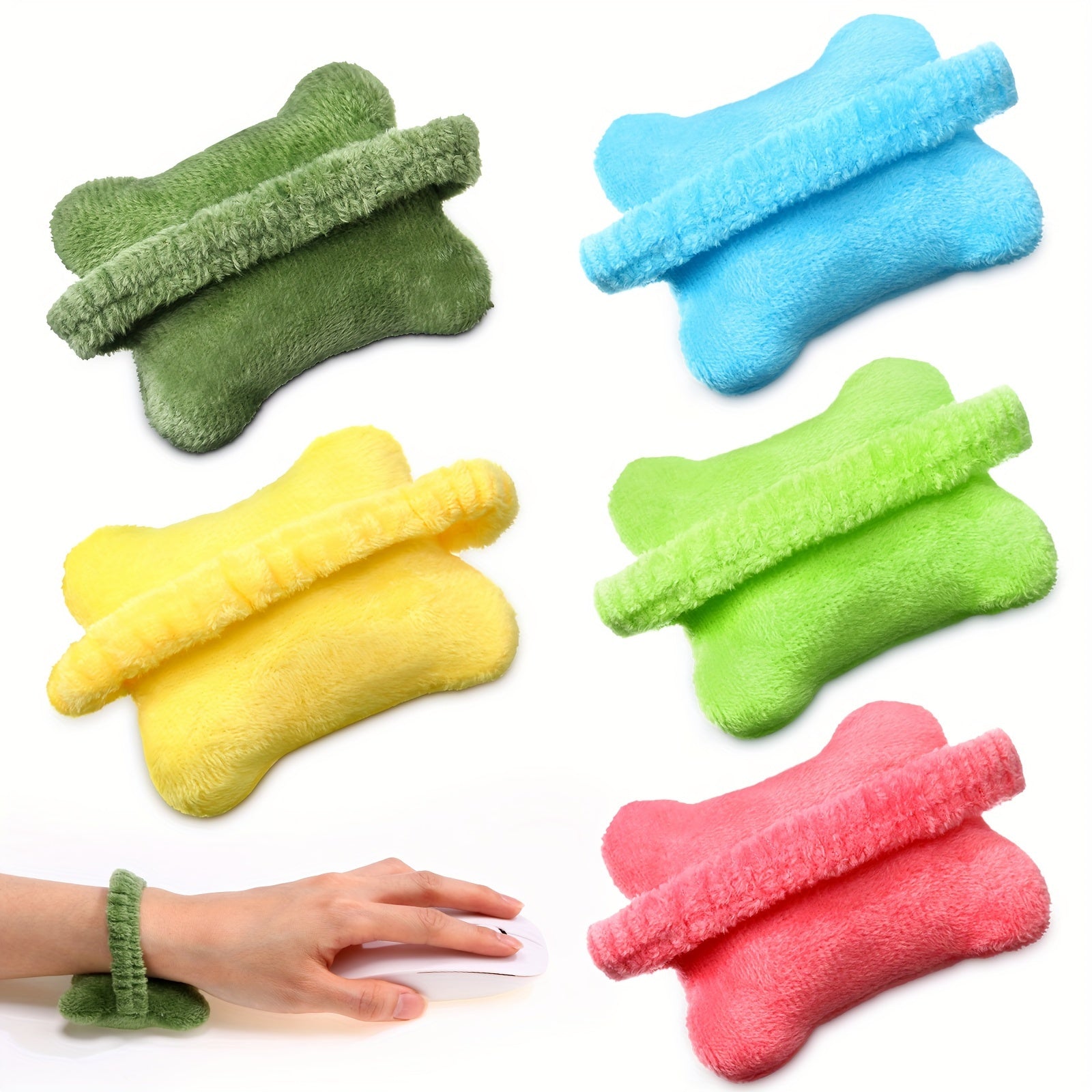 20pcs Keyboard & Mouse Wrist Rest Set - Comfortable Support & Cushion